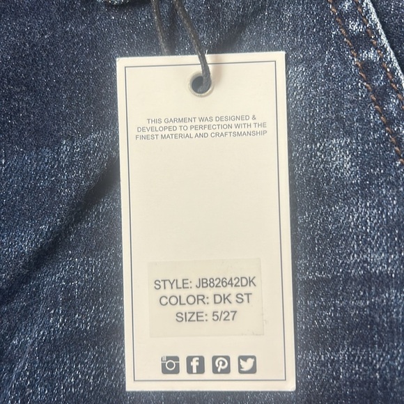 NWT Dark Wash Wide Leg Jeans - Judy Blue - Picture 5 of 10